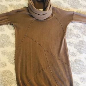 Long Dark Tan Sweater